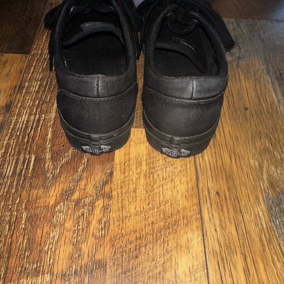 black vans off the wall women’s size 8 canvas shoes - Picture 4 of 7